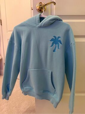 Pink Palm Puff Hawaiian Hibiscus Sweatshirt hoodie